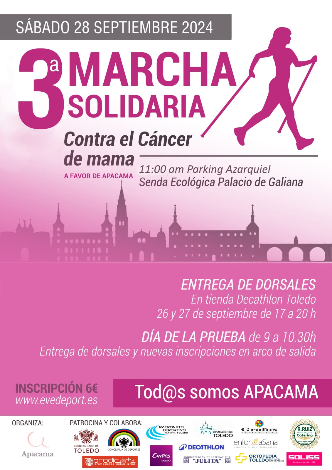 III Marcha Solidaria Contra el cáncer APACAMA